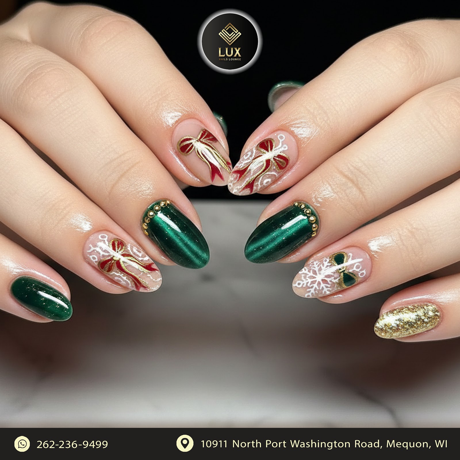 Lux Nails Lounge logo